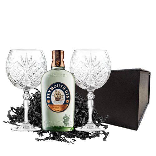 Plymouth Gin 70cl And Melodia Copa Glass Gift Set